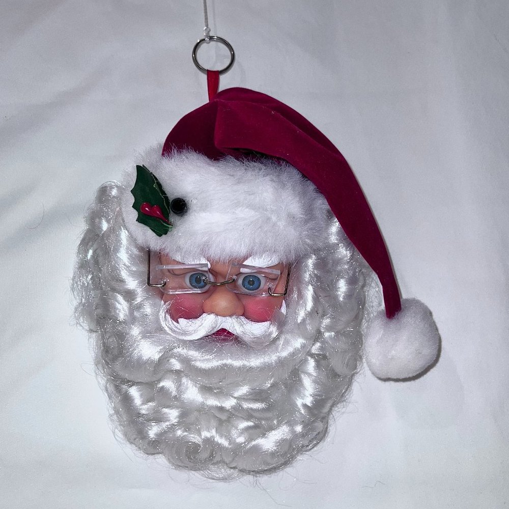Vintage Chiming/Talking Santa Claus Head